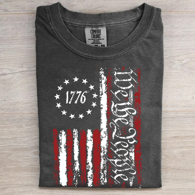 We The People American Flag 1776  T-shirt