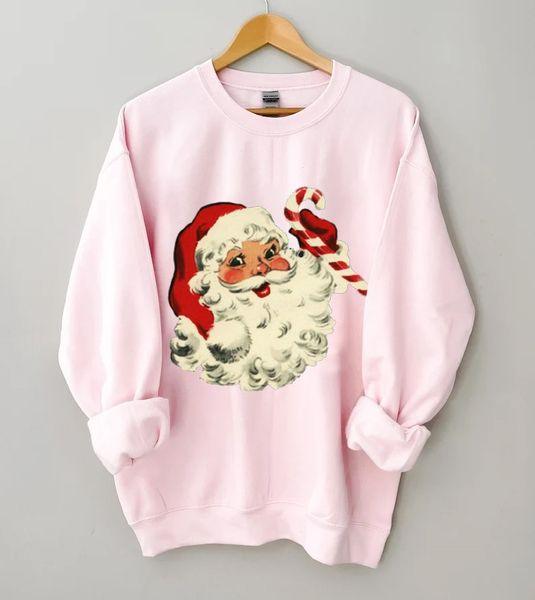 Retro Santa Christmas Sweatshirt - prettyspeach