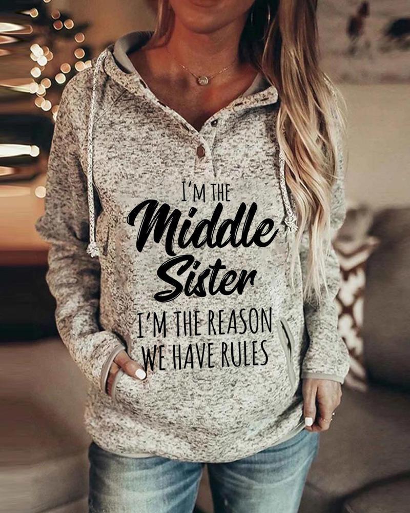 I'm The Youngest Sister Rules Don't Apply To Me Hoodie - prettyspeach