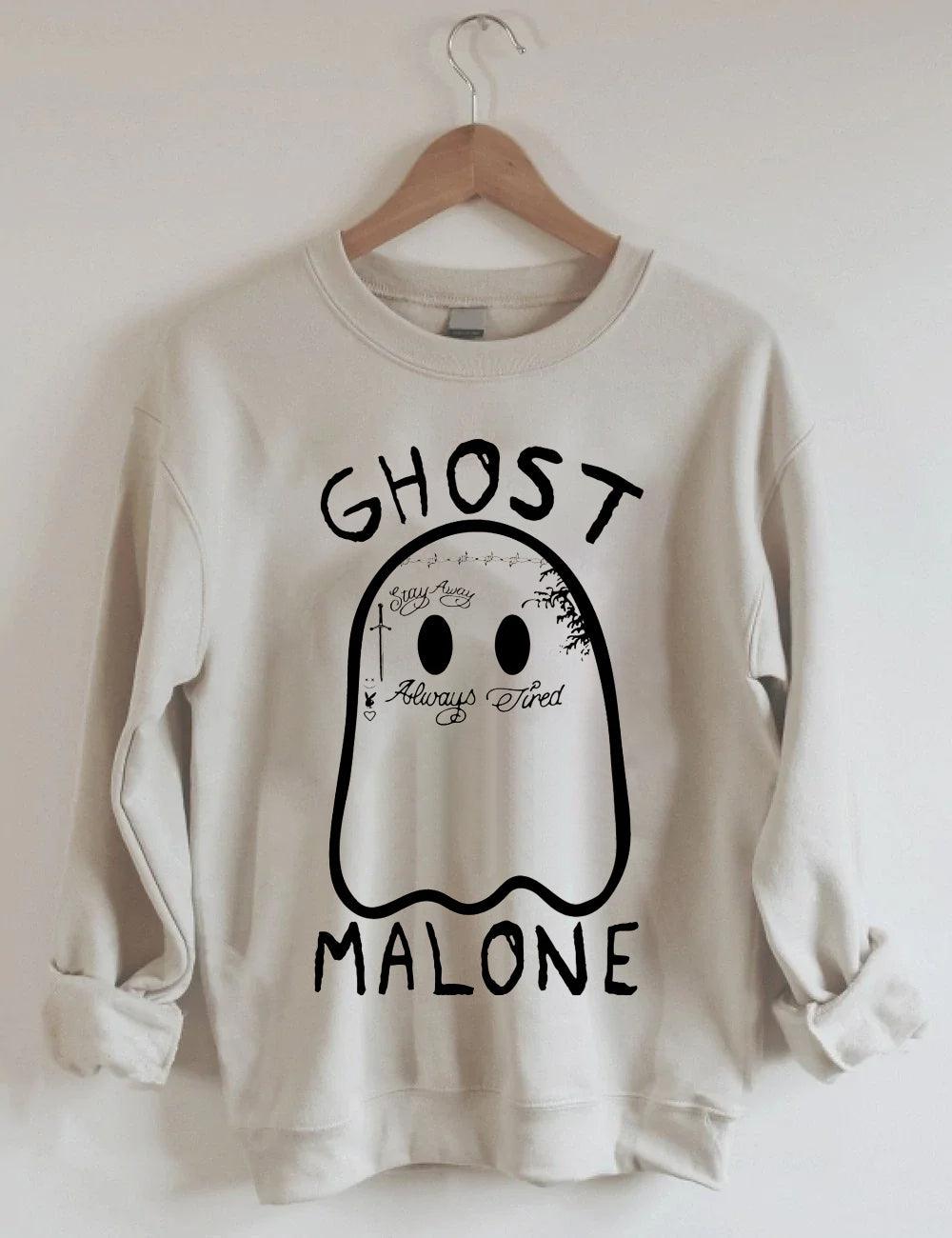 Ghost Malone Spooky Casual Sweatshirt - prettyspeach
