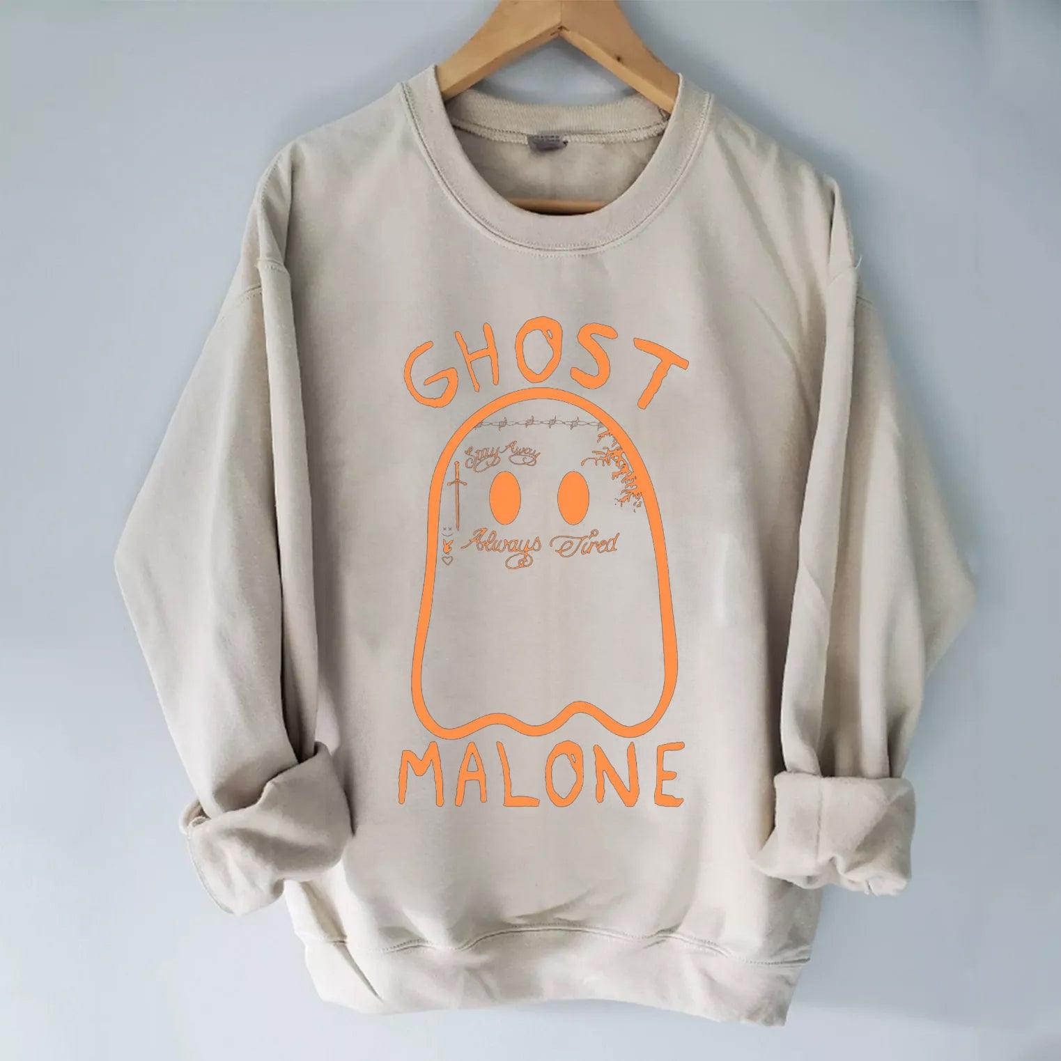 Ghost Malone Spooky Sweatshirt - prettyspeach