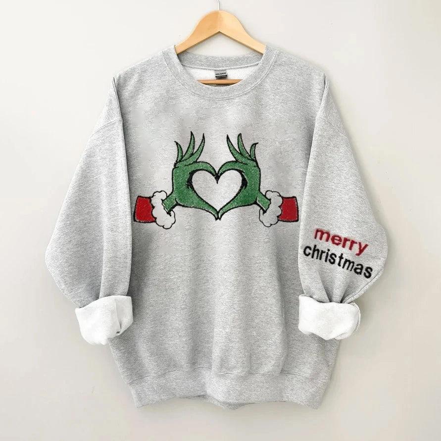 Whoville University Heart Sweatshirt - prettyspeach